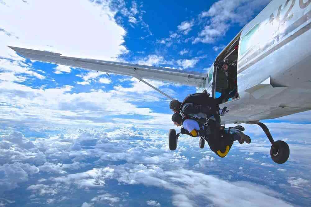 Skydiving from Malta
