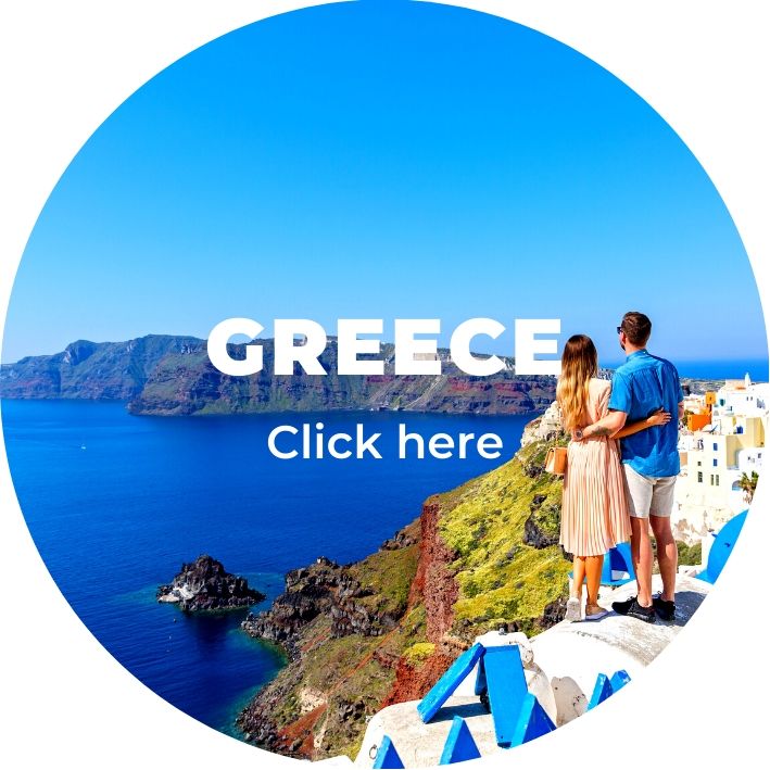 a couple on their honeymoon in Greece, Greece cruise