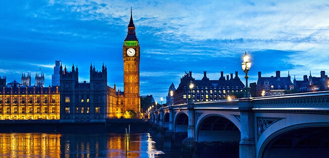 Tours in England - Big Ben at night